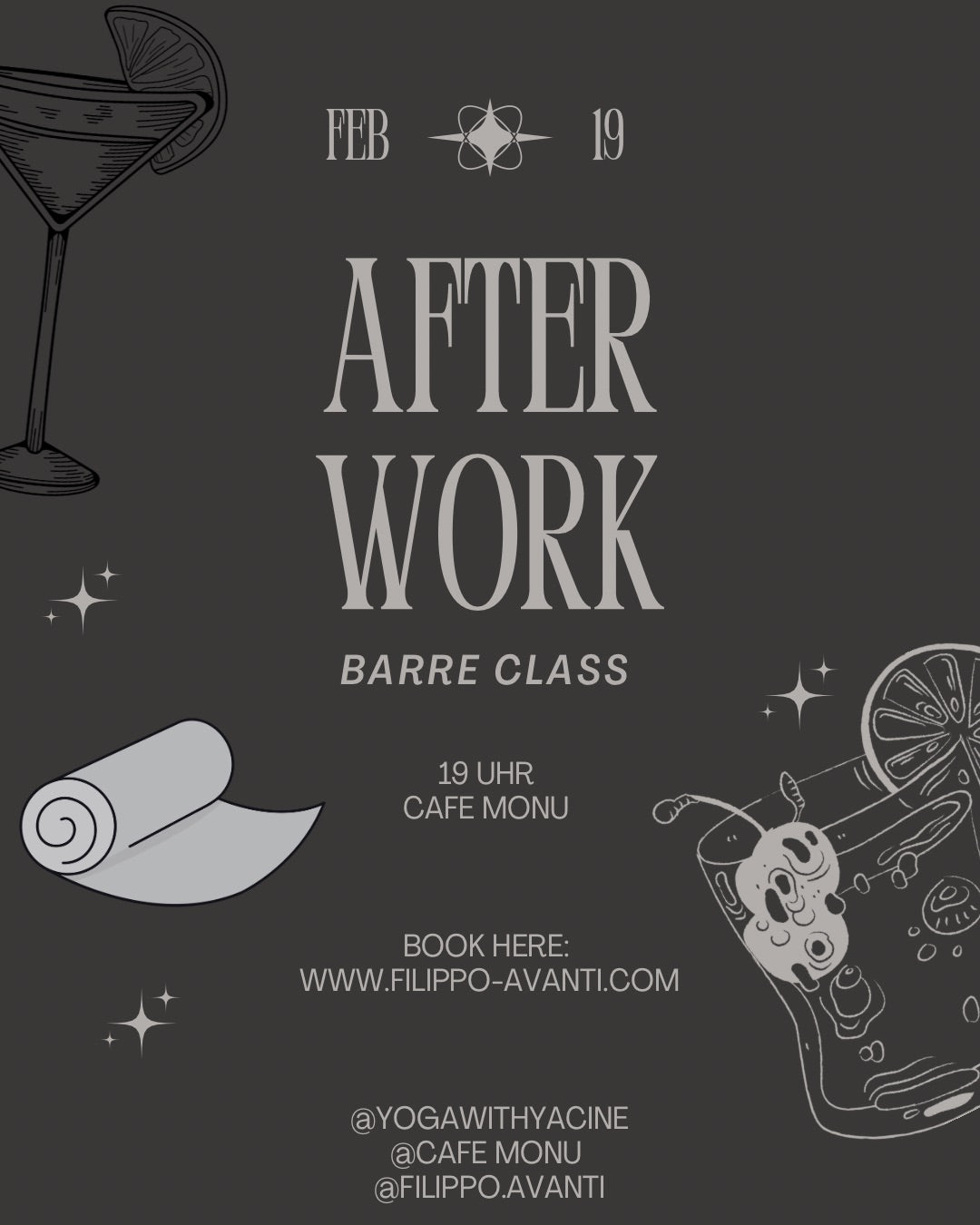 After-Work Special am 19.Februar 2026 - Barre with Yacine