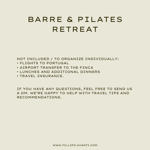 Barre & Pilates Retreat - Portugal May 2026